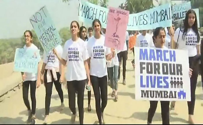Mumbaikars join ‘March for our Lives’ rally Mumbaikars join ‘March for our Lives’ rally
