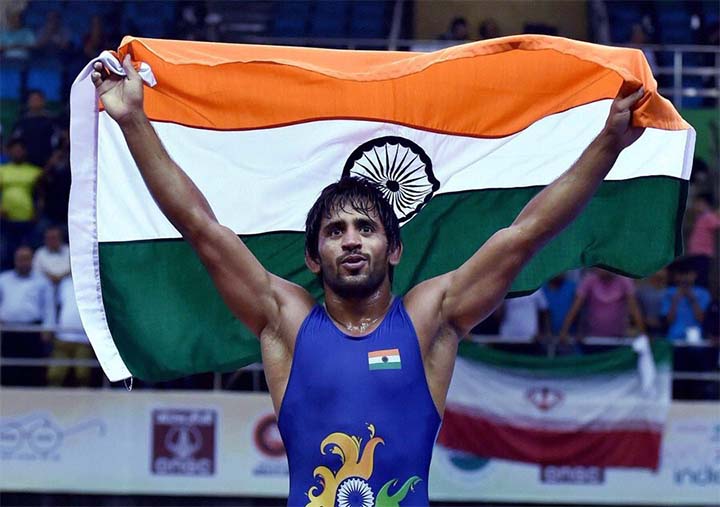 CWG 2018 Wrestling: Bajrang bags gold, Pooja settles for silver CWG 2018 Wrestling: Bajrang bags gold, Pooja settles for silver
