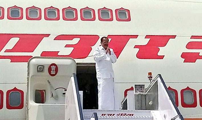 Venkaiah Naidu leaves for 5-day visit to South America