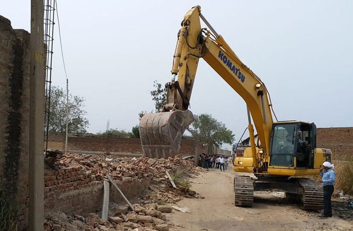 Major demolition drive in Alipur Sub-Division