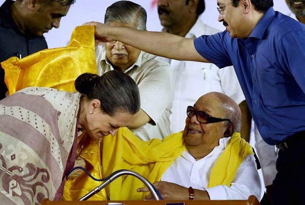 Kalaignar was father figure to me: Sonia to Stalin Kalaignar was father figure to me: Sonia to Stalin