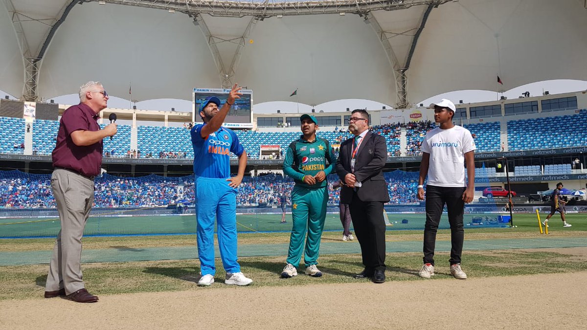Asia Cup 2018: Pakistan wins the toss, elect to bat first