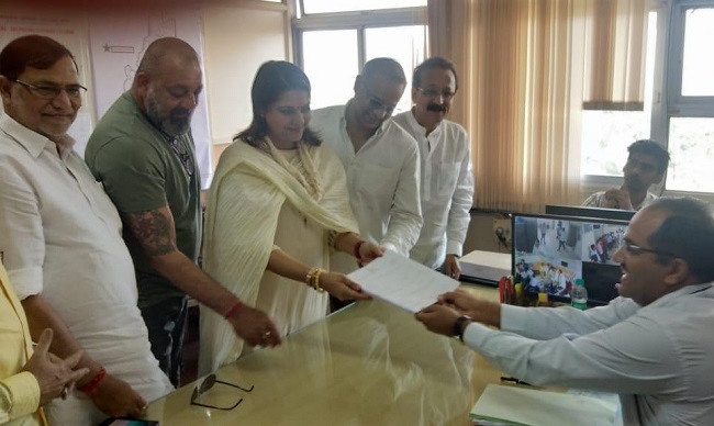 LS Polls: Priya Dutt files nomination from Mumbai North Central