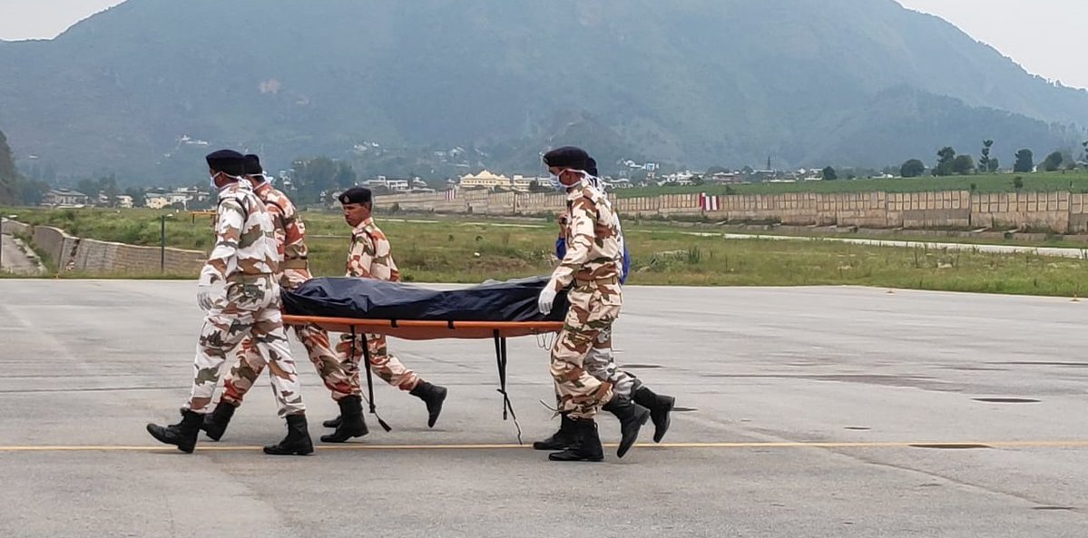 Nandi Devi avalanche: Bodies of 7 mountaineers brought to Munsyari