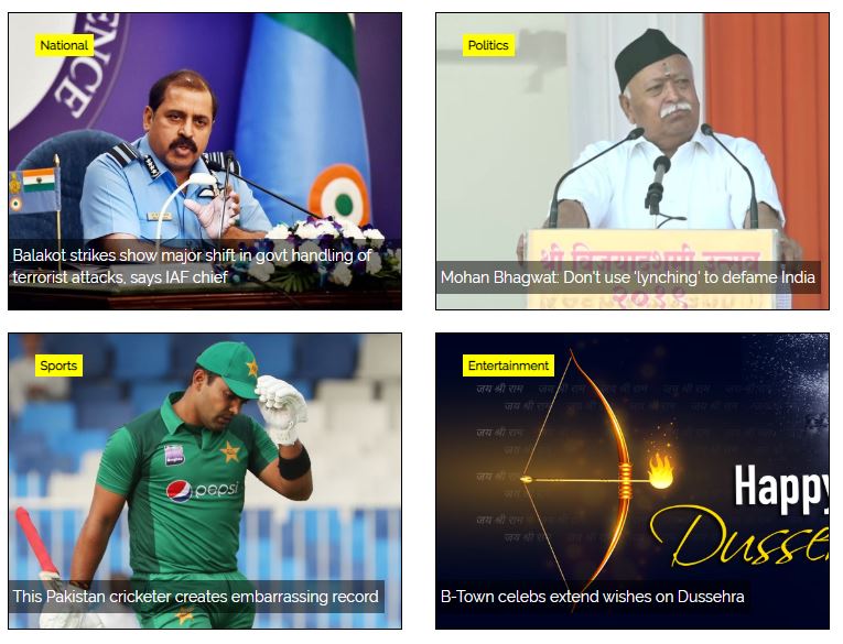 Top 10 Headlines of the day: National, sports and Entertainment