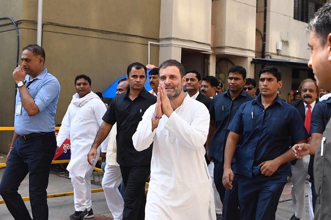 Amidst backlash, Rahul Gandhi returns to India from foreign trip
