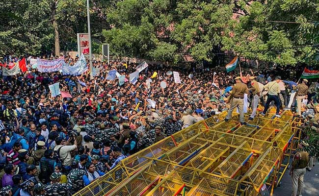JNU students’ protest: Police register two FIRs