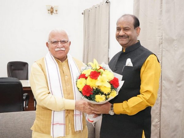 ML Khattar meets Lok Sabha speaker Om Birla, discusses issues related to Haryana ML Khattar meets Lok Sabha speaker Om Birla, discusses issues related to Haryana
