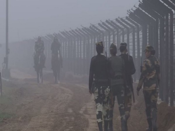 Alert and vigilant BSF jawans brave chilly winters at Attari-Wagah border