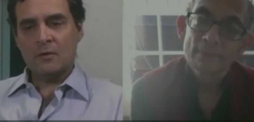 Politics: Abhijit Banerjee interacts with Rahul Gandhi, raises concern towards bankruptcy