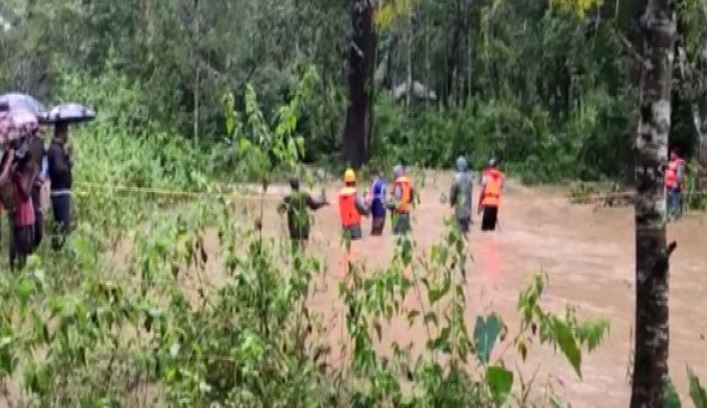 NDRF rescues 3-month-old baby in Karnataka’s Kodagu district amid the incessant rainfall