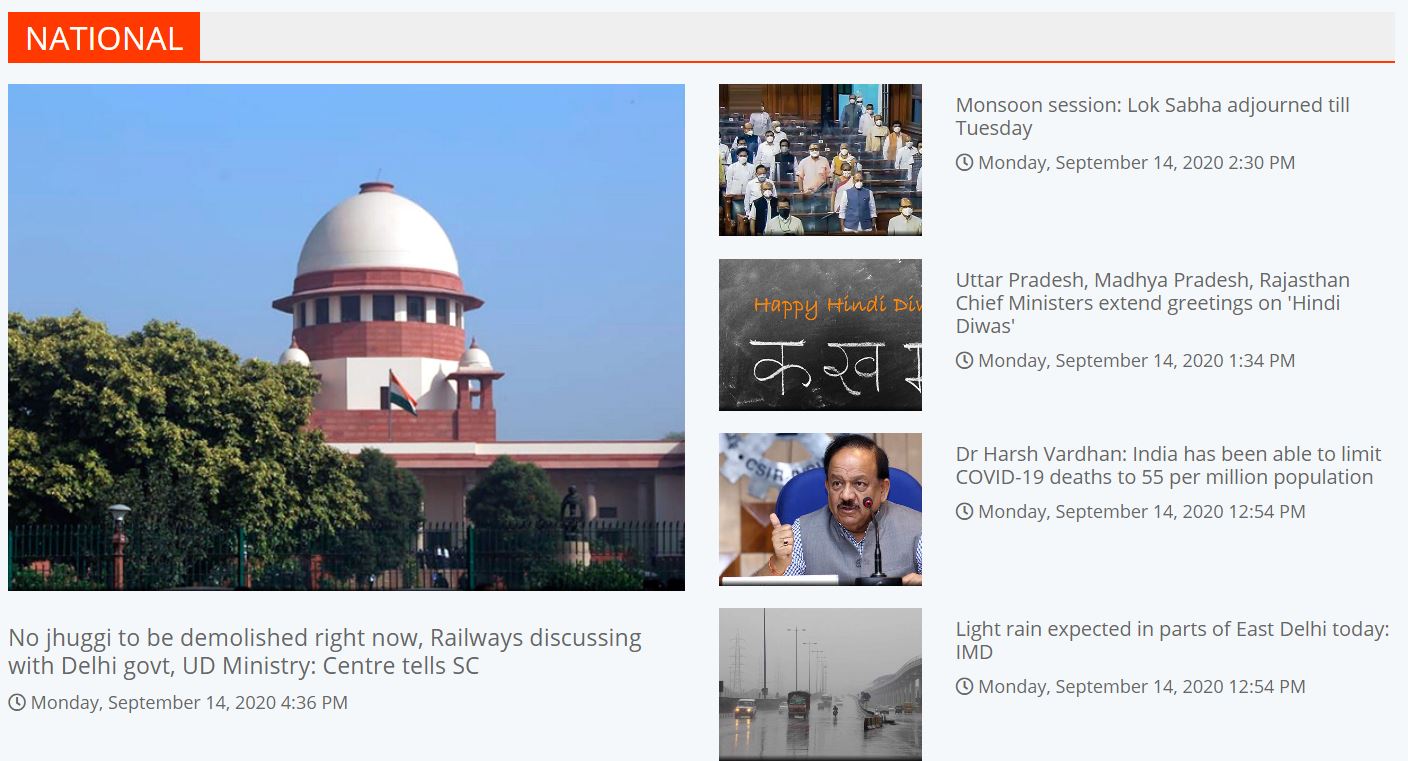 Top 10 Latest of the day: Politics, National and Sports