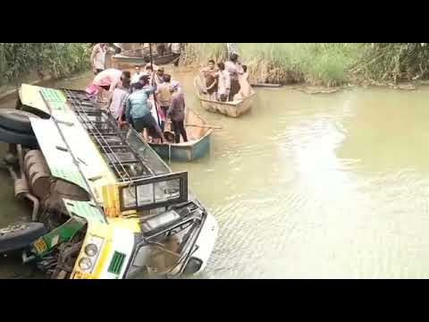 9 killed as bus plunges into stream in Andhra; CM announces Rs 5 lakh ex-gratia for kin