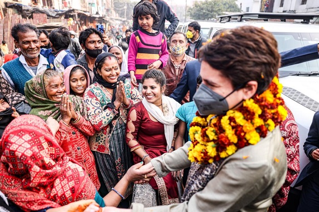 Priyanka Gandhi Vadra holds door-to-door campaign in Noida, says Congress will ‘definitely’ defeat BJP candidate Pankaj Singh