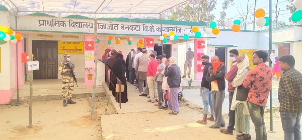 UP polls phase 6: Nearly 36 pc voter turnout recorded till 1 pm