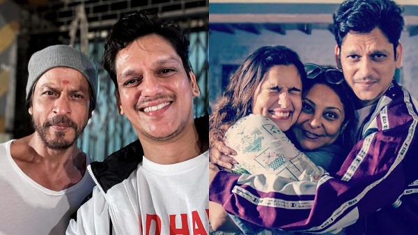 Check out Vijay Varma’s BTS pictures with SRK, Alia from ‘Darlings’ set