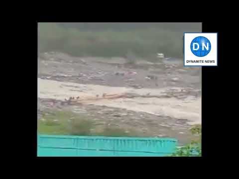 HP: 2 people drown while crossing the bridge in Manali; Rescue operation begins