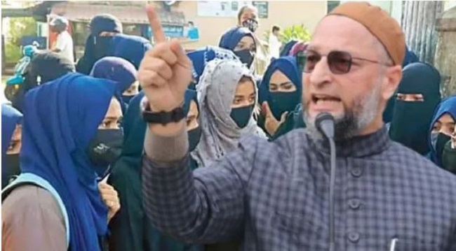 BJP Takes Dig At Owaisi’s Hijab-Clad-PM Remark