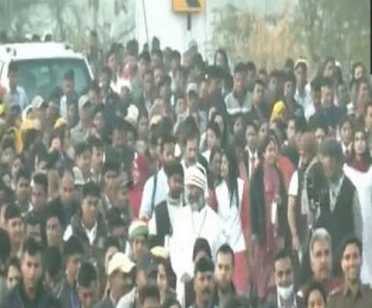 Congress’ Bharat Jodo Yatra Resumes From Bundi in Rajasthan