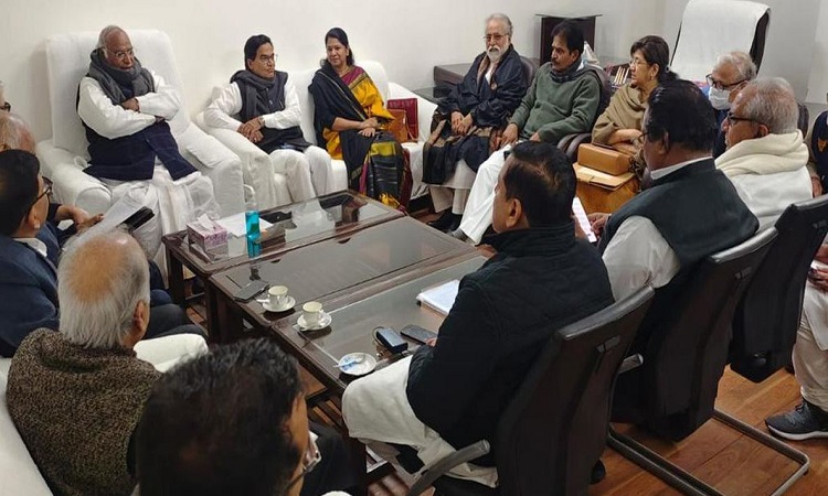 Budget Session 2023: Opposition Like-Minded Parties Meet Held In Parliament To Chalk Out Strategy