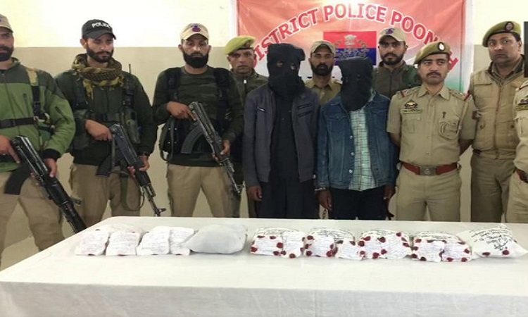 Two drug-peddlers held in J-K’s Poonch district