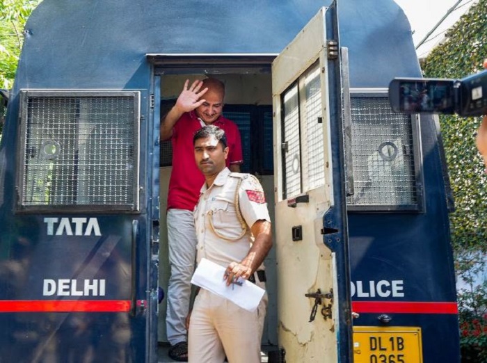 AAP leader Manish Sisodia out of Tihar Jail to meet ailing wife