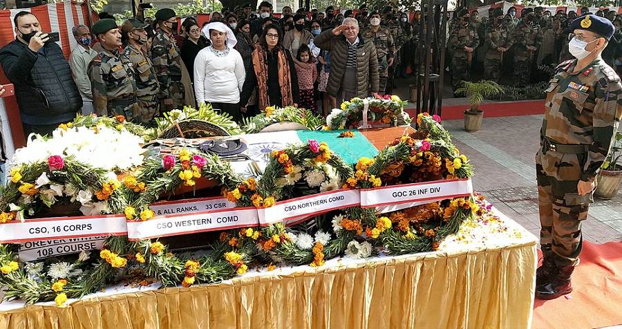 Rajouri encounter: Four fallen soldiers accorded farewell in Jammu, Hav Majid to be given farewell in Poonch