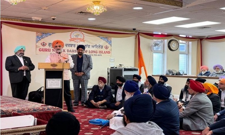 US: Indian envoy Sandhu heckled by pro-Khalistani elements in New York Gurdwara