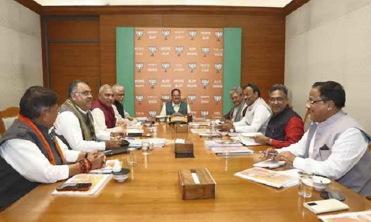 BJP appoints central observers for CM faces in Madhya Pradesh, Rajasthan and Chhattisgarh