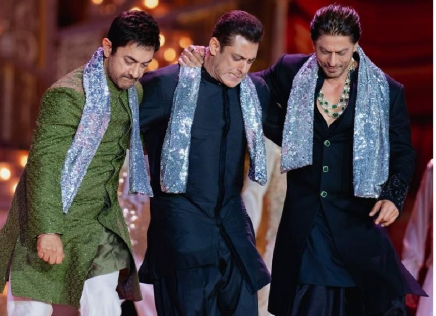 Anant Ambani-Radhika’s pre-wedding bash: Khan trio dances to ‘Naatu Naatu’, SRK chants Jai Shri Ram
