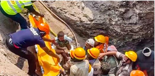 Karnataka: Child trapped in borewell rescued after 20-hour operation in Vijayapura