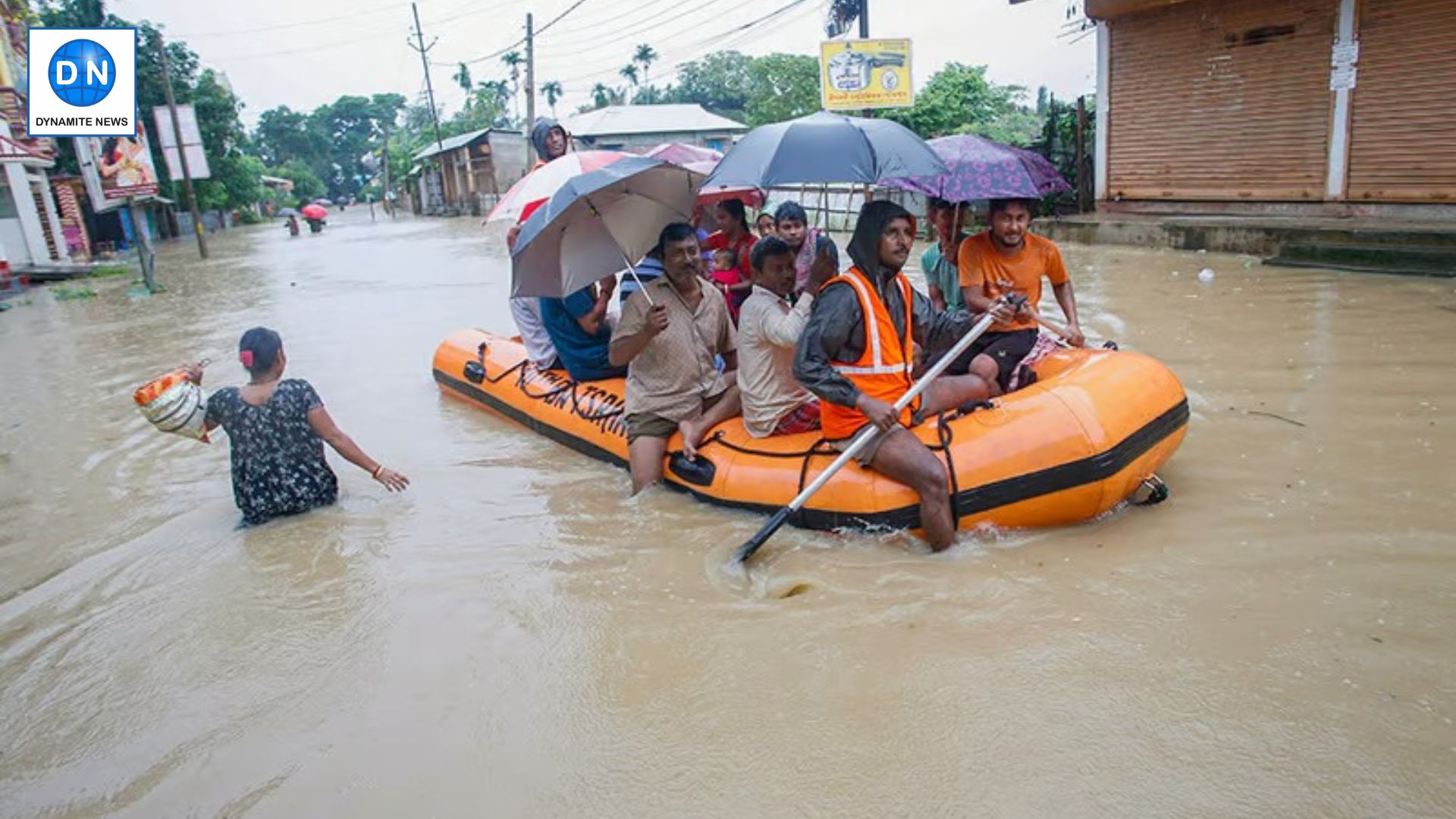 Tripura under heavy floods leaving many homeless; CM in affected areas