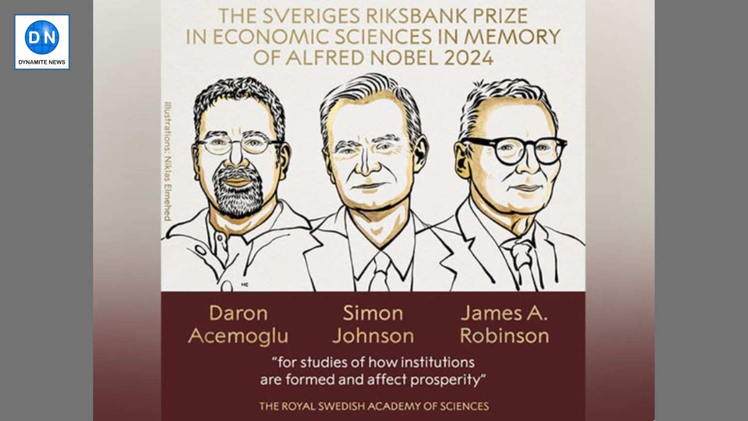 Nobel Economics Prize awarded for research into differences in prosperity between nations