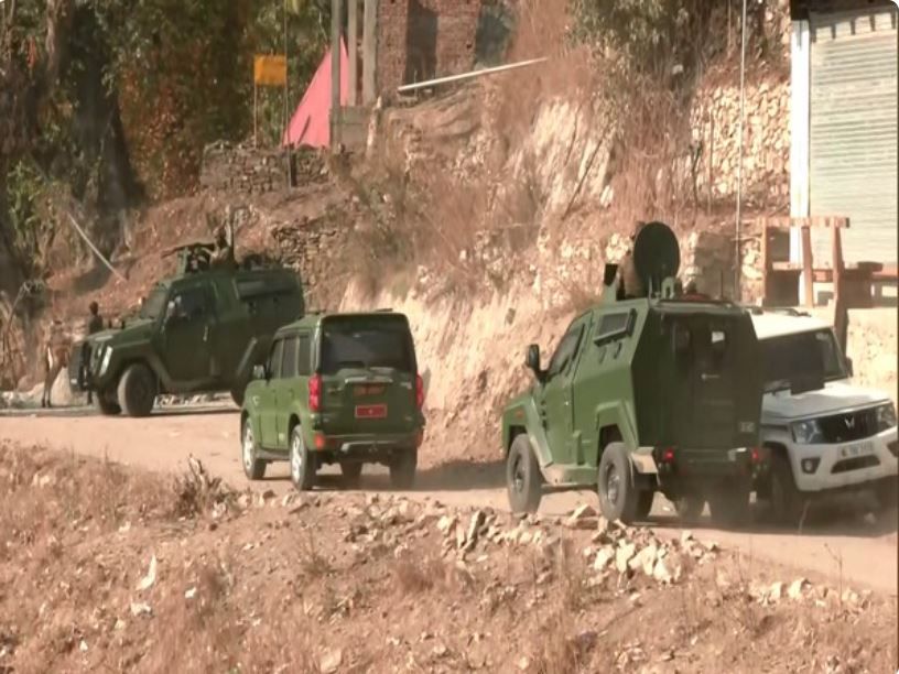 Search operation underway in J-K to nab terrorists Search operation underway in J-K to nab terrorists