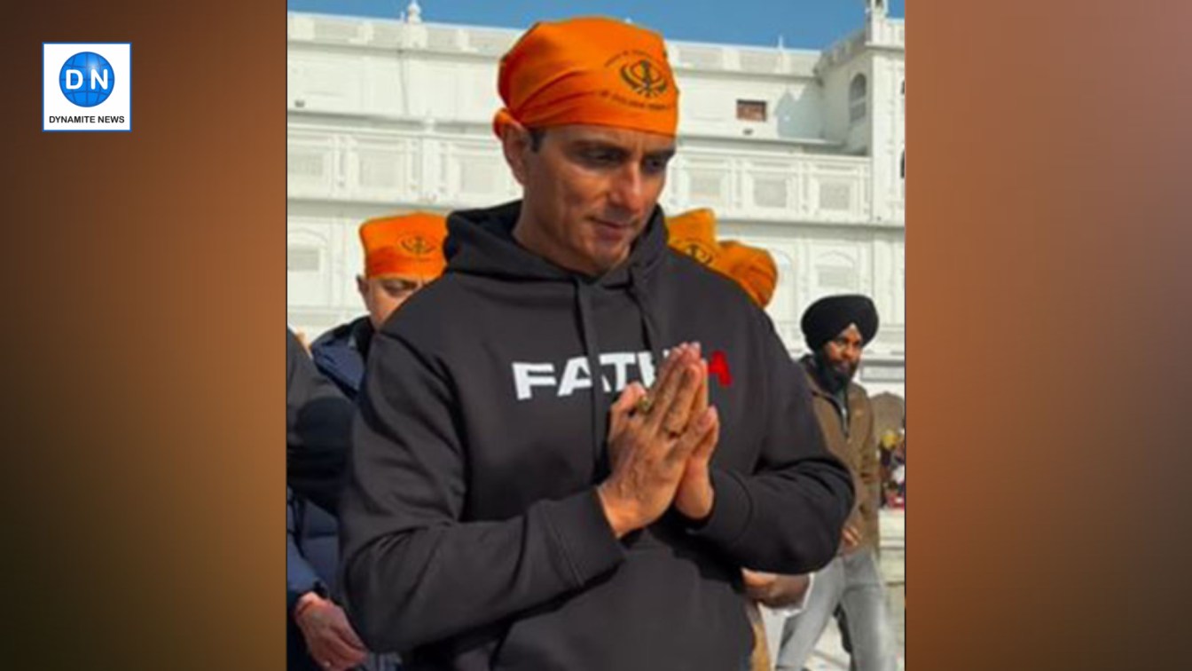 Sonu Sood pays obeisance at Golden temple ahead of ‘Fateh’ release