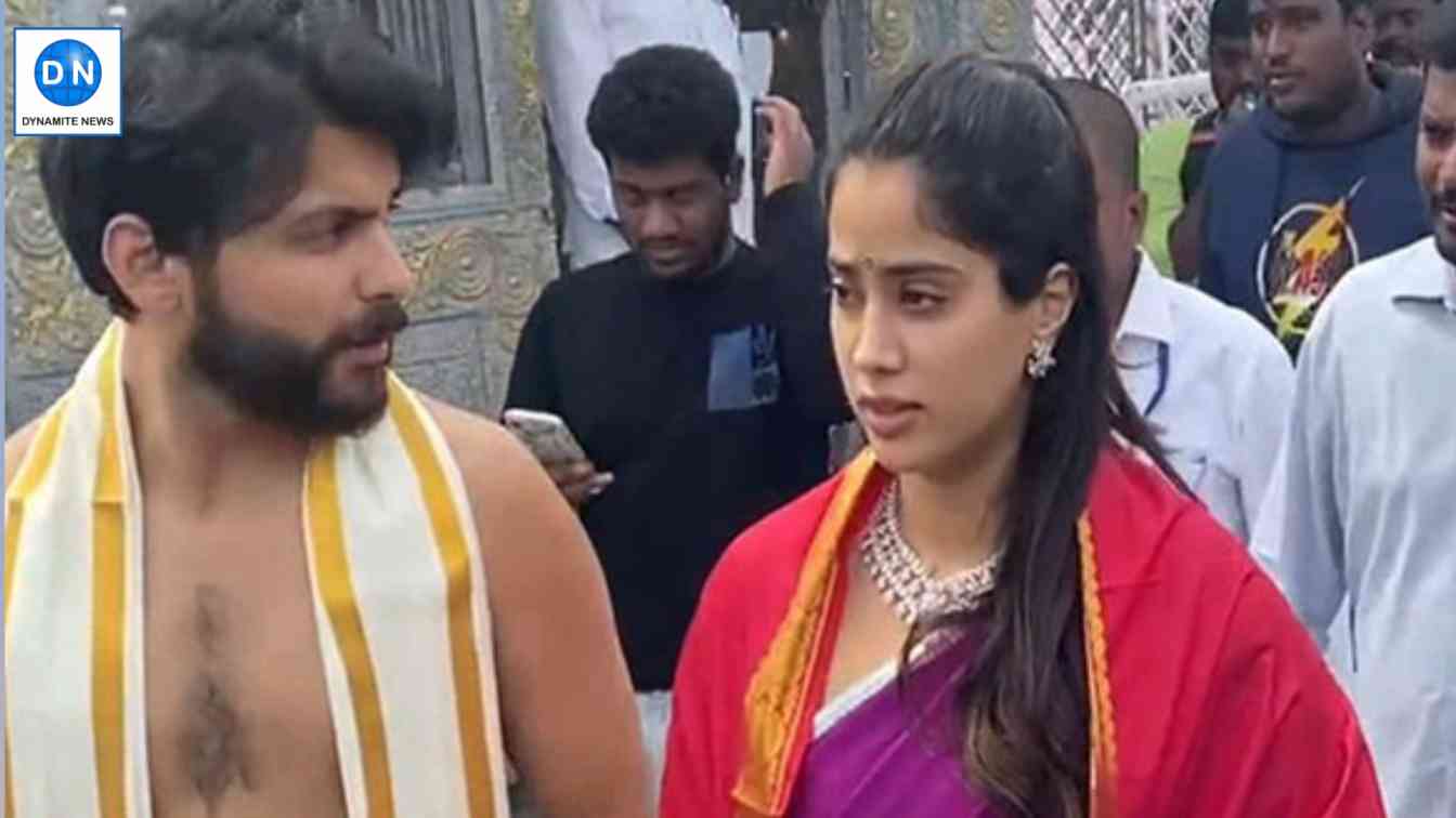 Janhvi Kapoor pays obeisance at Tirumala Temple with rumoured boyfriend