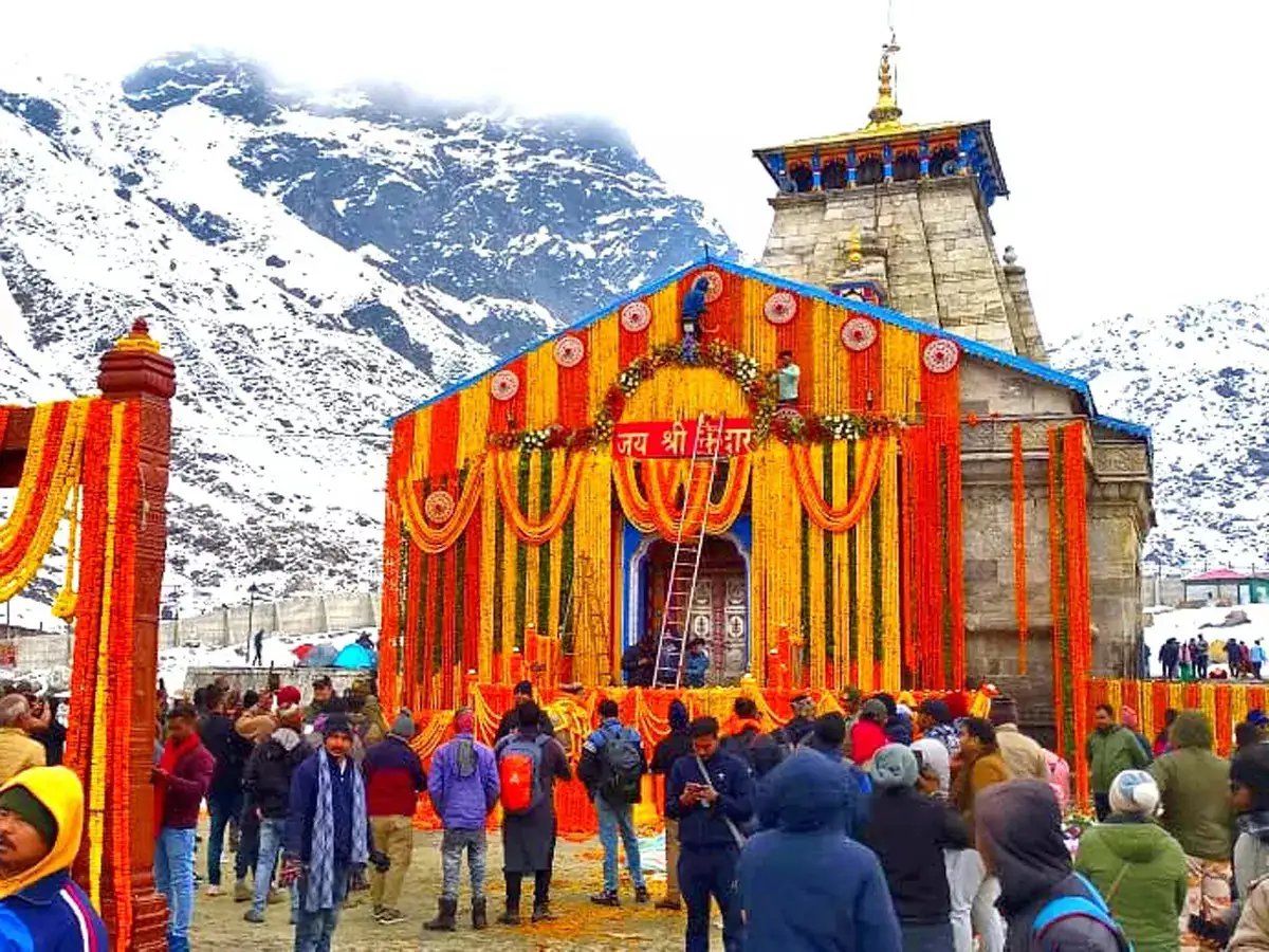 Char Dham Yatra: Kedarnath opened; Devotees flock to Temple for darshan