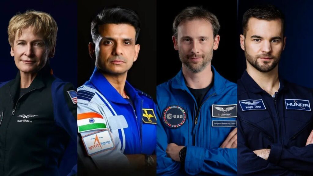 Crew members of Axiom 4 Mission (Source: Internet)