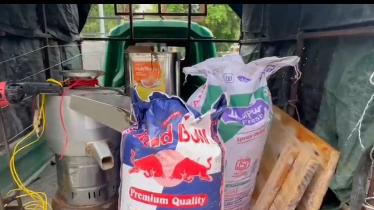 Fake cheese making material seized