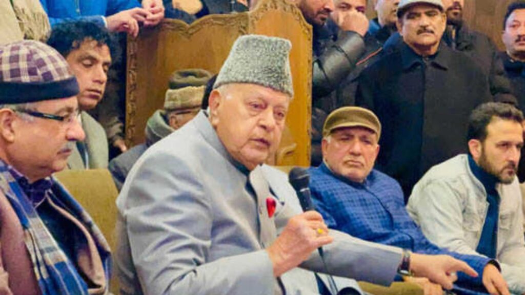 NC President Farooq Abdullah too is for full statehood (Source: Internet) 