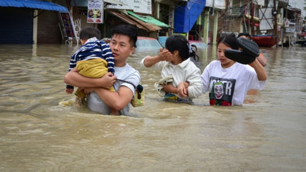 Manipur: Rain fury create havoc in the state; Over 3300 villages inundated