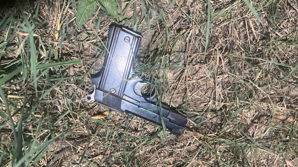 Gun seized from the incident site