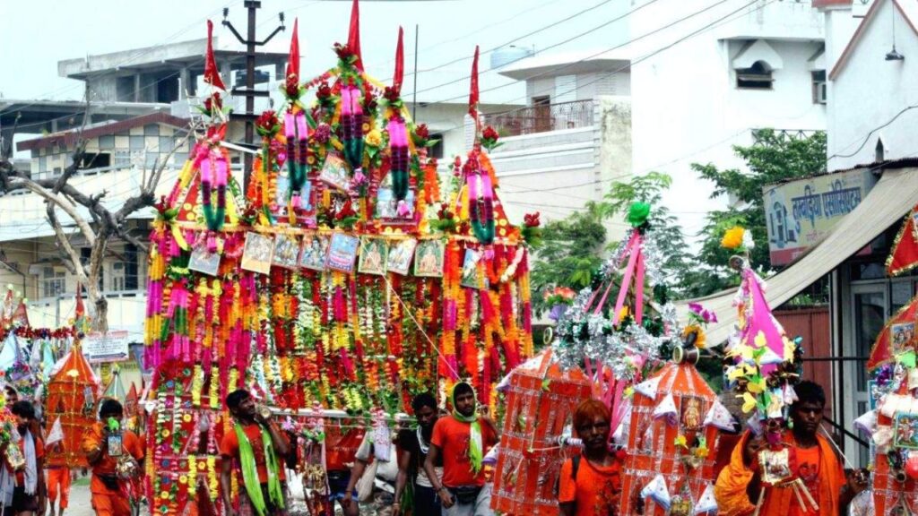 Kanwar Yatra performed every year by millions of devotees (Source: Internet)