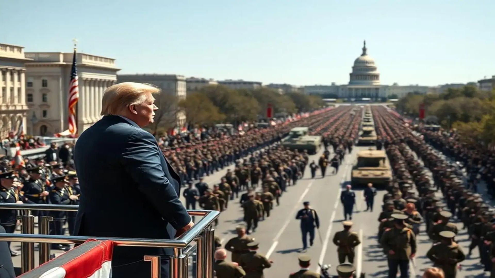 Washington, DC prepares for Trump military parade for his 79 Birthday