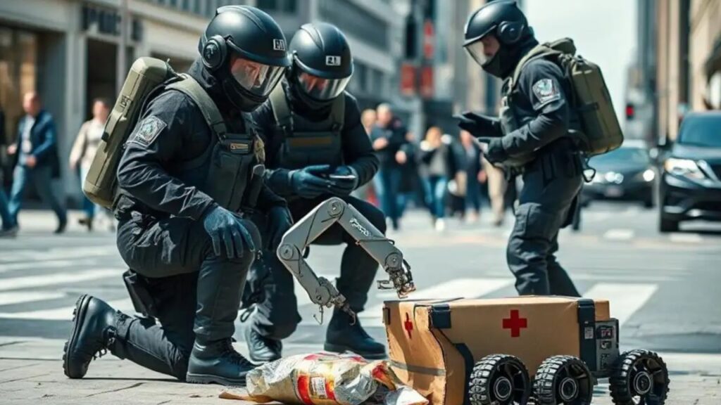 Bomb squad has been deployed (Source: Internet)