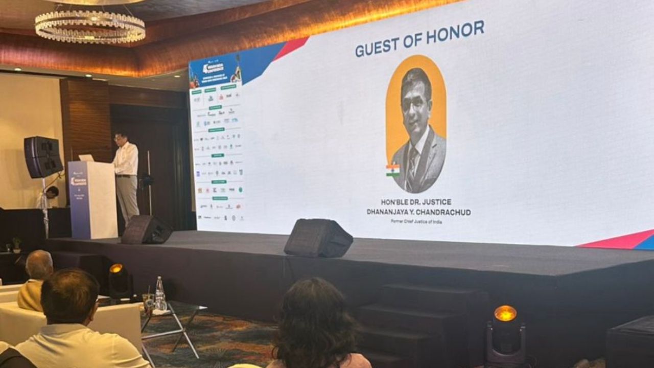 Dr. Chandrachud shared his inspiring vegan journey with the distinguished conference attendees