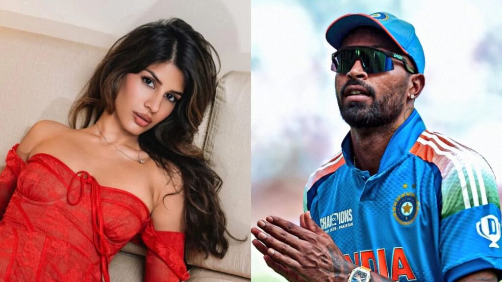 Hardik Pandya and Jasmin Walia (Source: Internet)