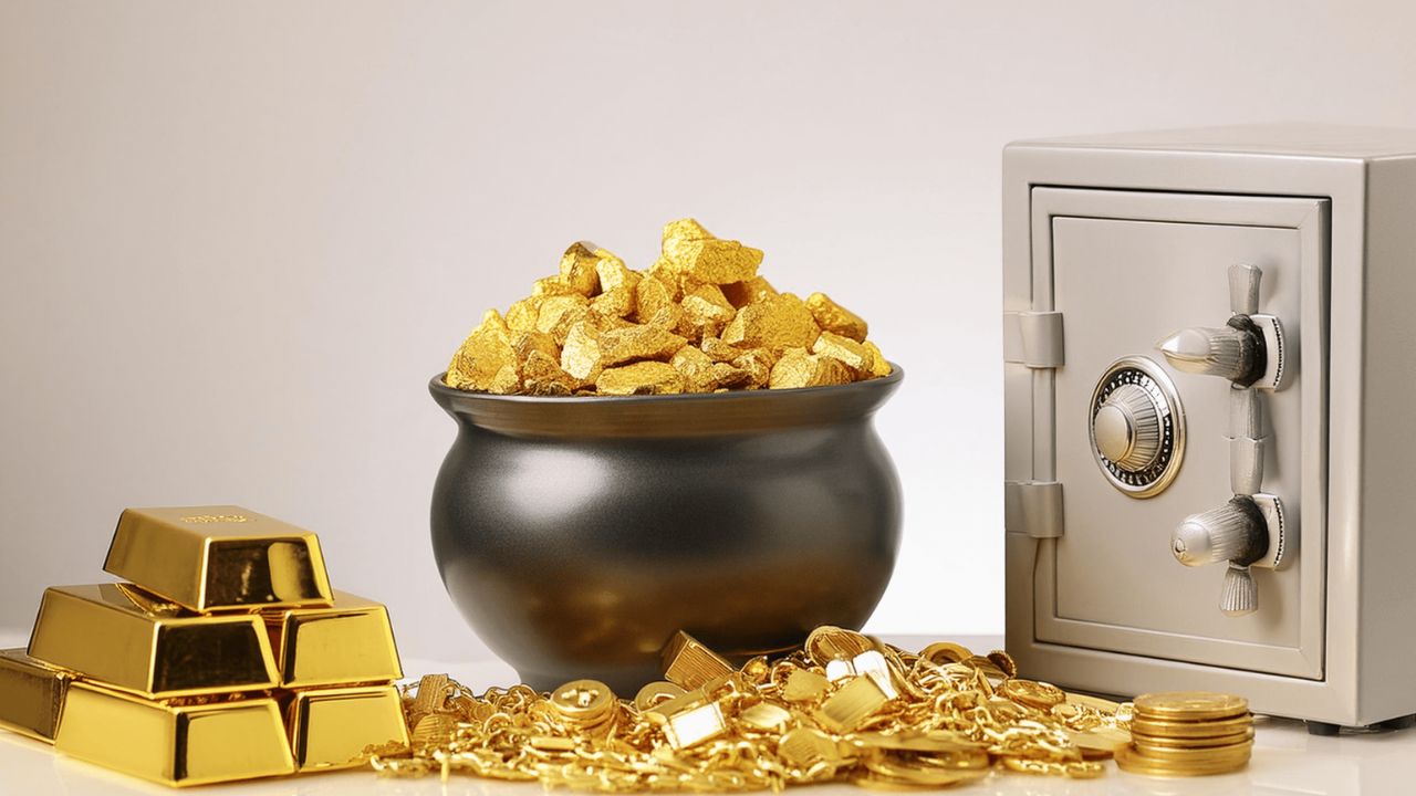 Gold investment considered safe option (Source: Internet)