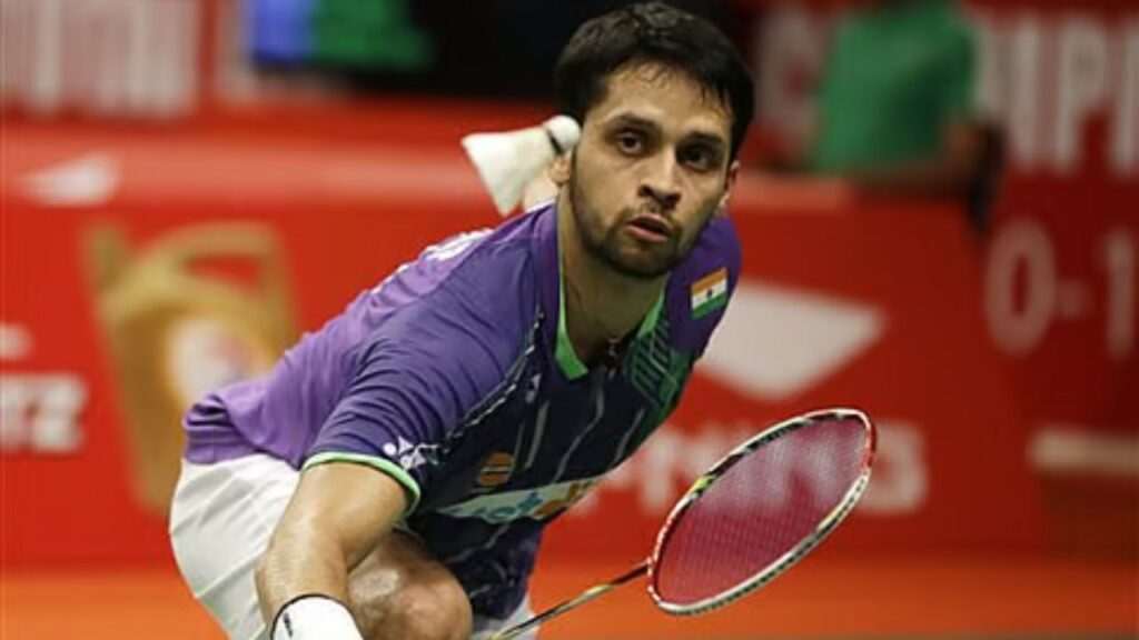 Parupalli Kashyap on the ground (Source: Internet)