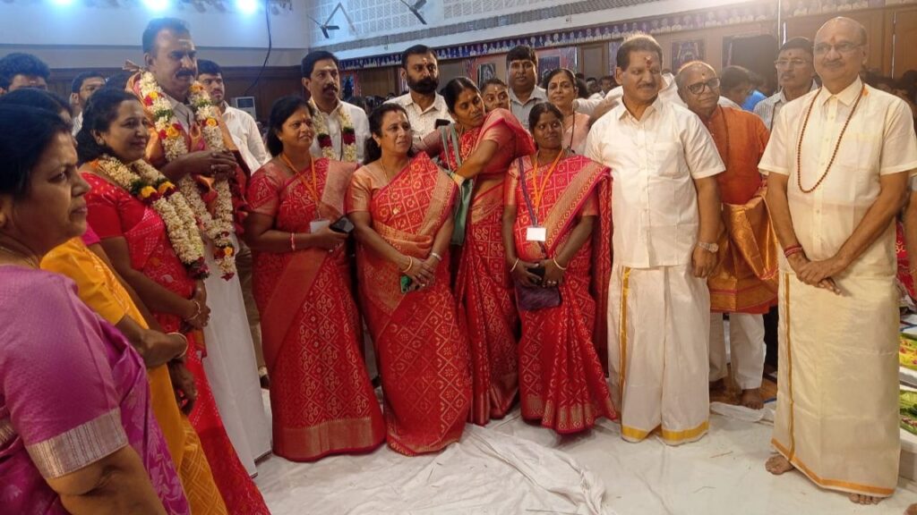 Ramesh Tibrewal welcomes former minister SP Velumani and others